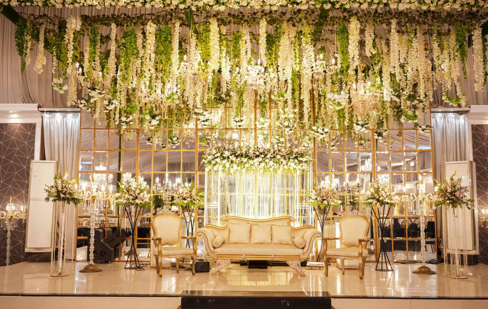 Sensational Wedding Flowers from Floor to Ceiling Columbus Wedding Flowers